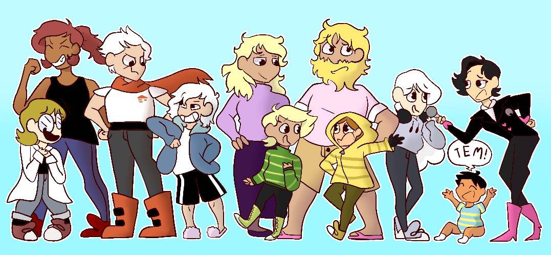 Undertale Characters As Humans By Saxophoneseal12 On Deviantart