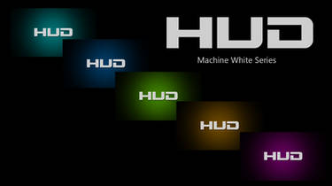 HUD Machine White Series Desktop Wallpaper