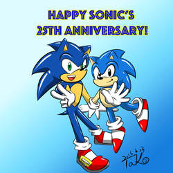 Happy SONIC's 25th Anniversary!!!!