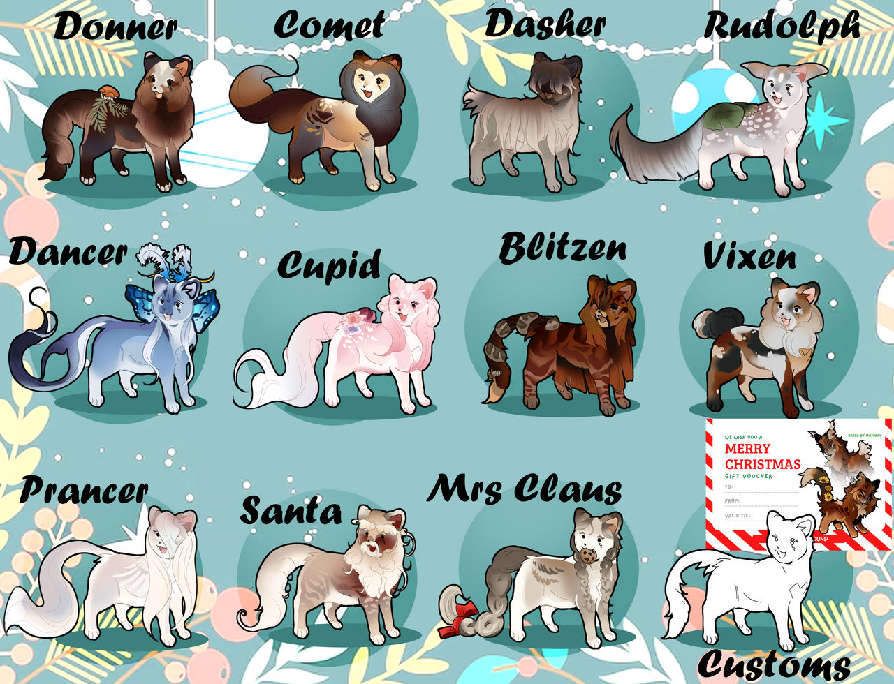 Reindeer Themed Adopts