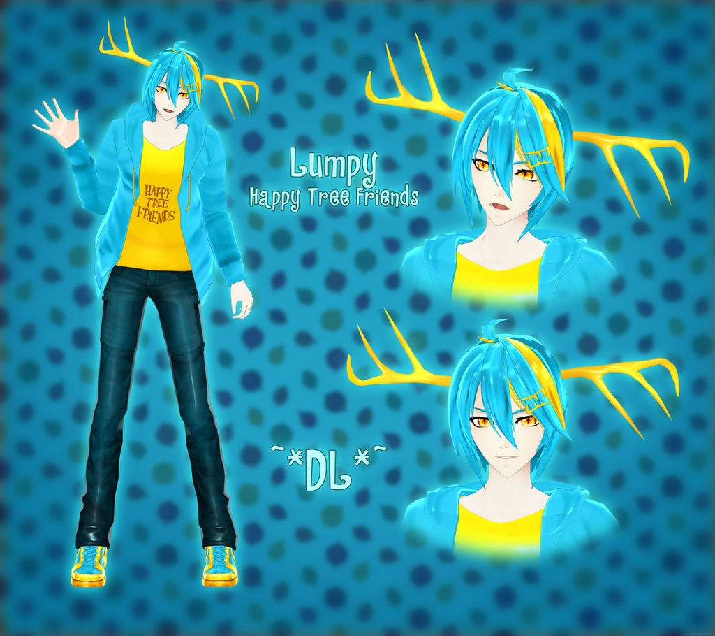 HTF Lumpy MMD Model DL~ by kennetha on DeviantArt