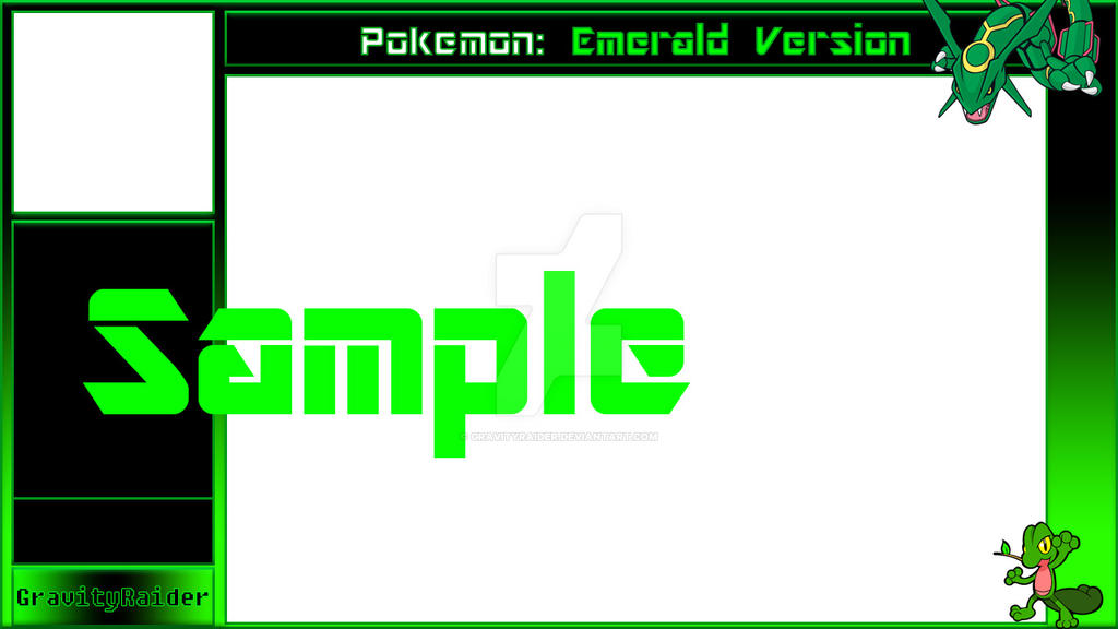 Pokemon Emerald Overlay By GravityRaider On DeviantArt pokemon-emerald-overlay-by-gravityraider-on-deviantart