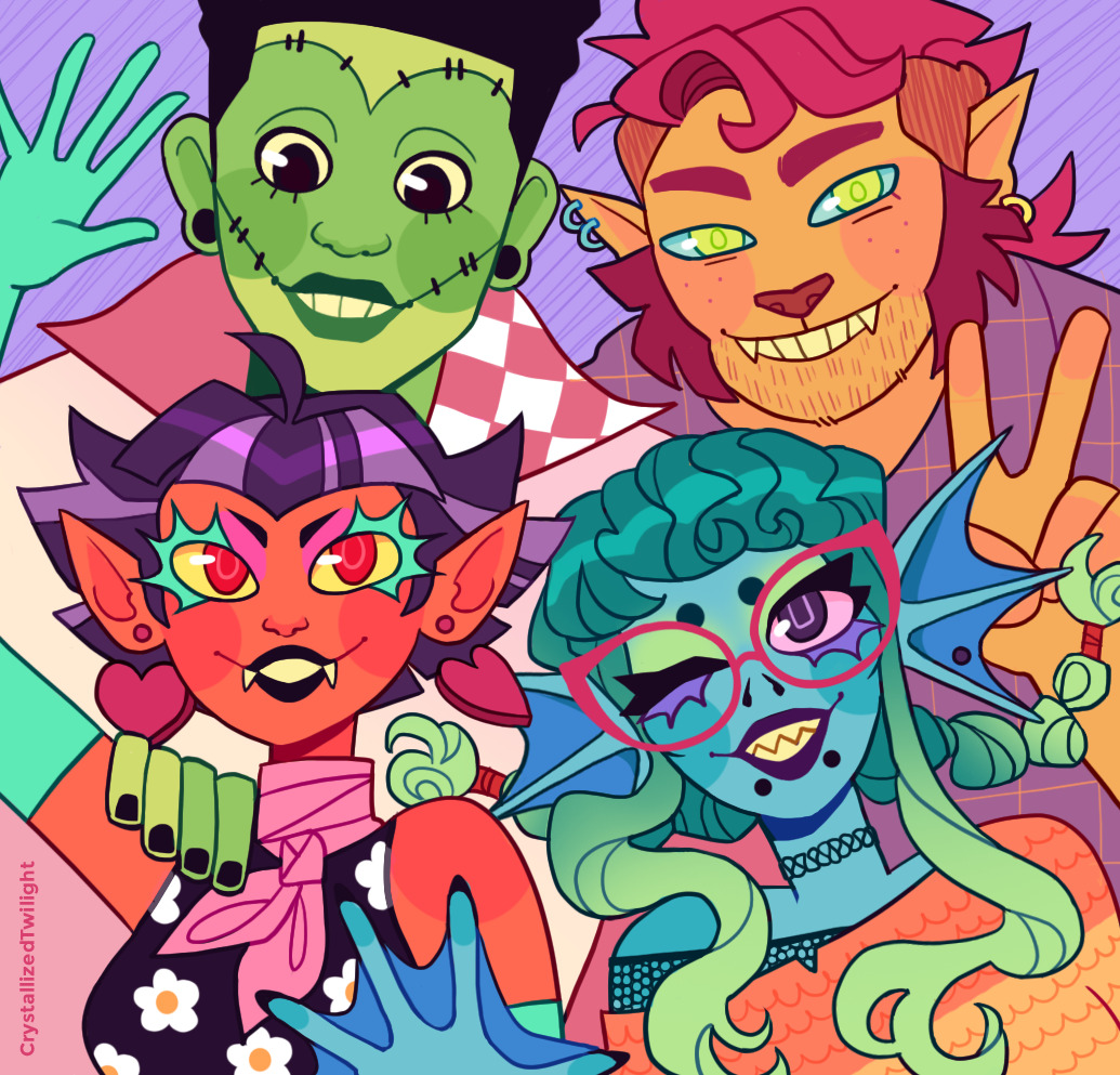 The Crypt Crew by CrystallizedTwilight on DeviantArt