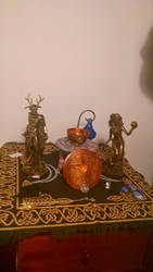 Laru's prototype pagan altar