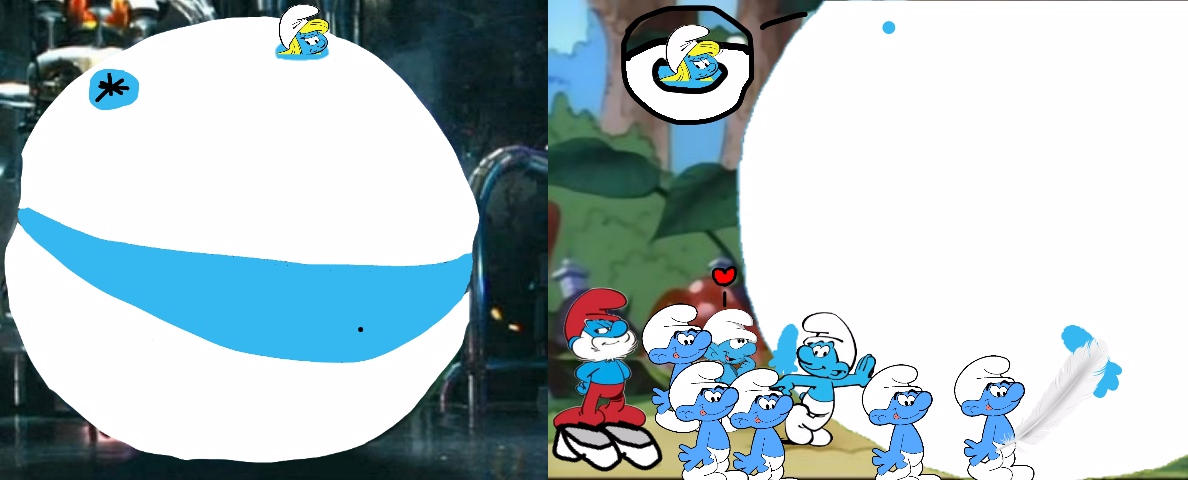 Smurfette's Inflation Curse by Gon513 on DeviantArt