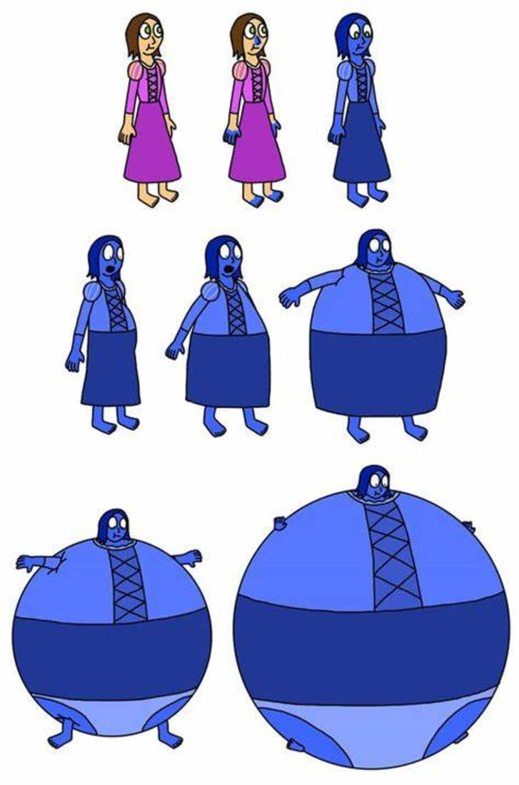 Rapunzel Inflation Rapunzel Blueberry Inflation by Gon513 on DeviantArt