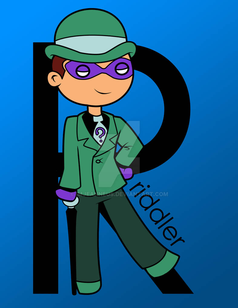 R is for Riddler in color by imJEANNEus on DeviantArt