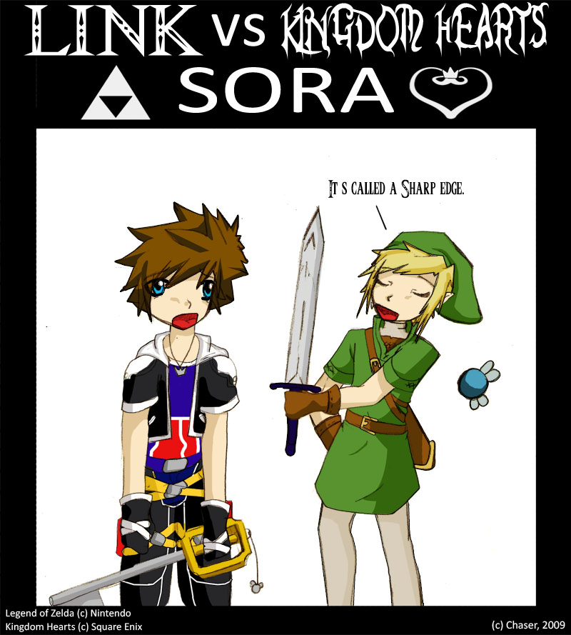 Link VS. Kingdom Hearts: Sora