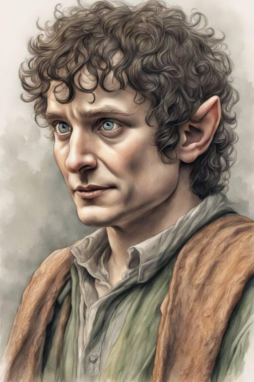 Frodo Deviantart Draw Frodo Baggins by petethebluesman on DeviantArt