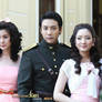 Greater Thailand Army officer with they consort