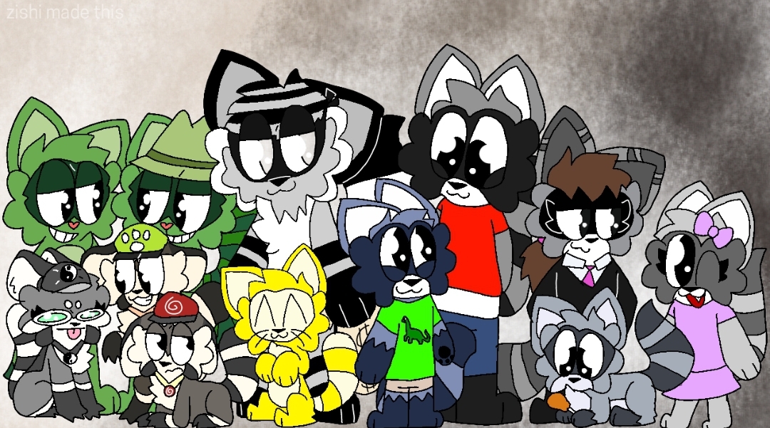 Raccoons! by zishi-da-fox on DeviantArt
