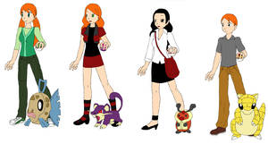 Pleasant Family as Pokemon Trainers