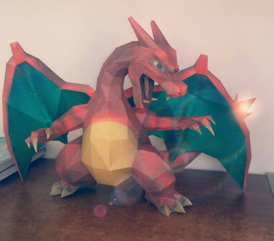 Harizard Craft Charizard papercraft by tattofair on DeviantArt