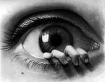 surreal eye drawing by hg-art