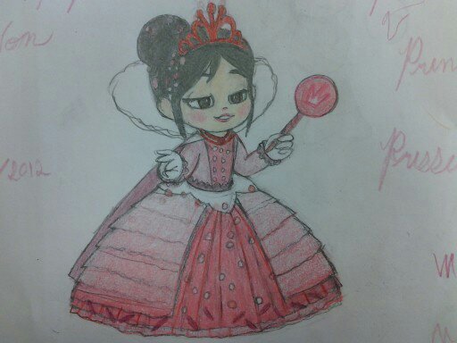 vanellope von schweetz pink dress Vanellope In A Princess Gown - Vanellope In A Princess Gown