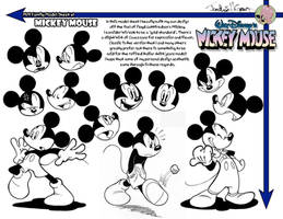 Mickey Mouse Model Sheet