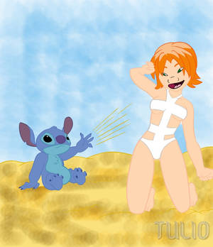 Leeloo and Stitch