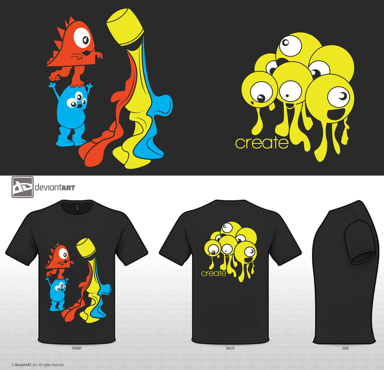 Creative Process: Monster T-Shirt Design