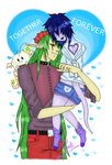 Thatcher and Ashe (art contest entry 2) by SweetLunar