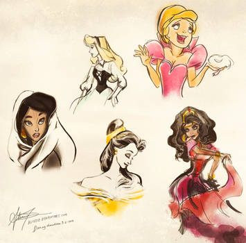 Disney doodles 9.02.10