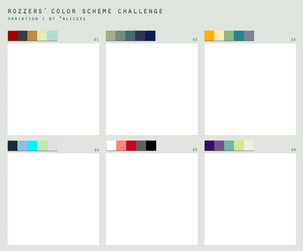 Color scheme meme VARIATION 1 by alicexz on DeviantArt
