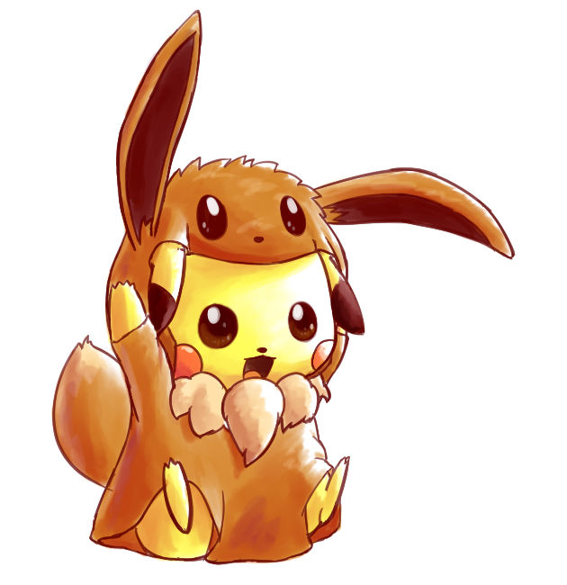Juniors' Pokémon Cute Eevee Pose Cropped Graphic Hoodie