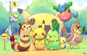 Pokemon Mystery Dungeon DX Groupshot