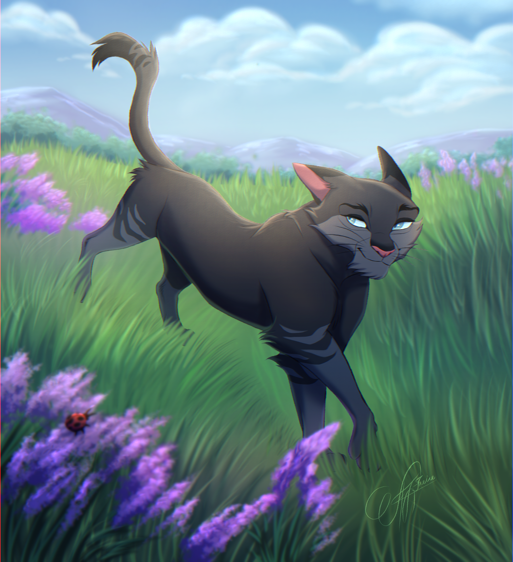 Just Jayfeather - Warriors Cats fanart by AngelDalet on DeviantArt