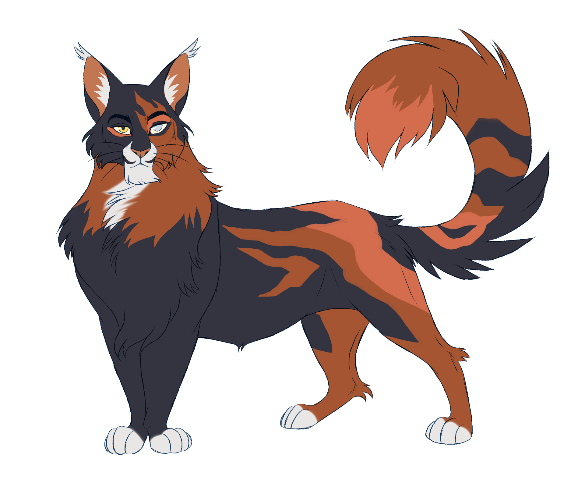 Firestar design - Warriors Cats by AngelDalet on DeviantArt