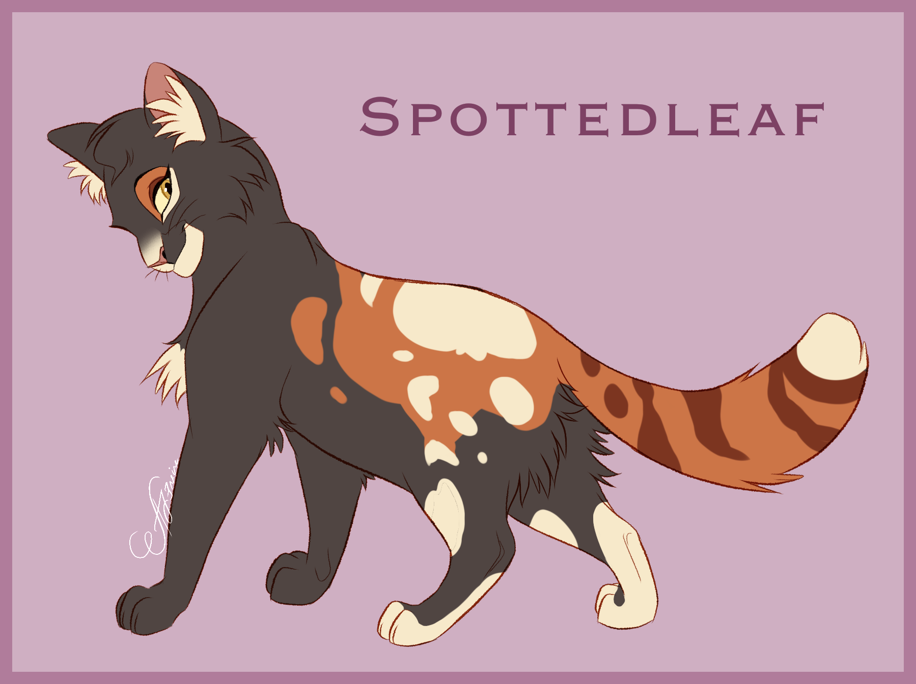 Spottedleaf Sticker Spottedleaf Warrior Cats