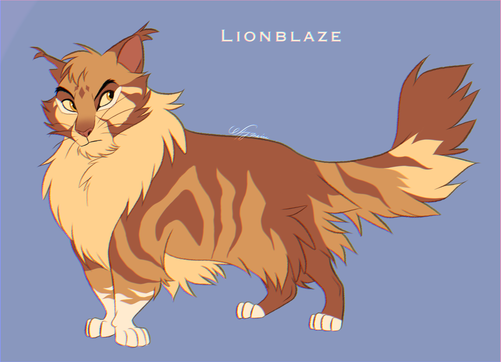 Firestar design - Warriors Cats by AngelDalet on DeviantArt