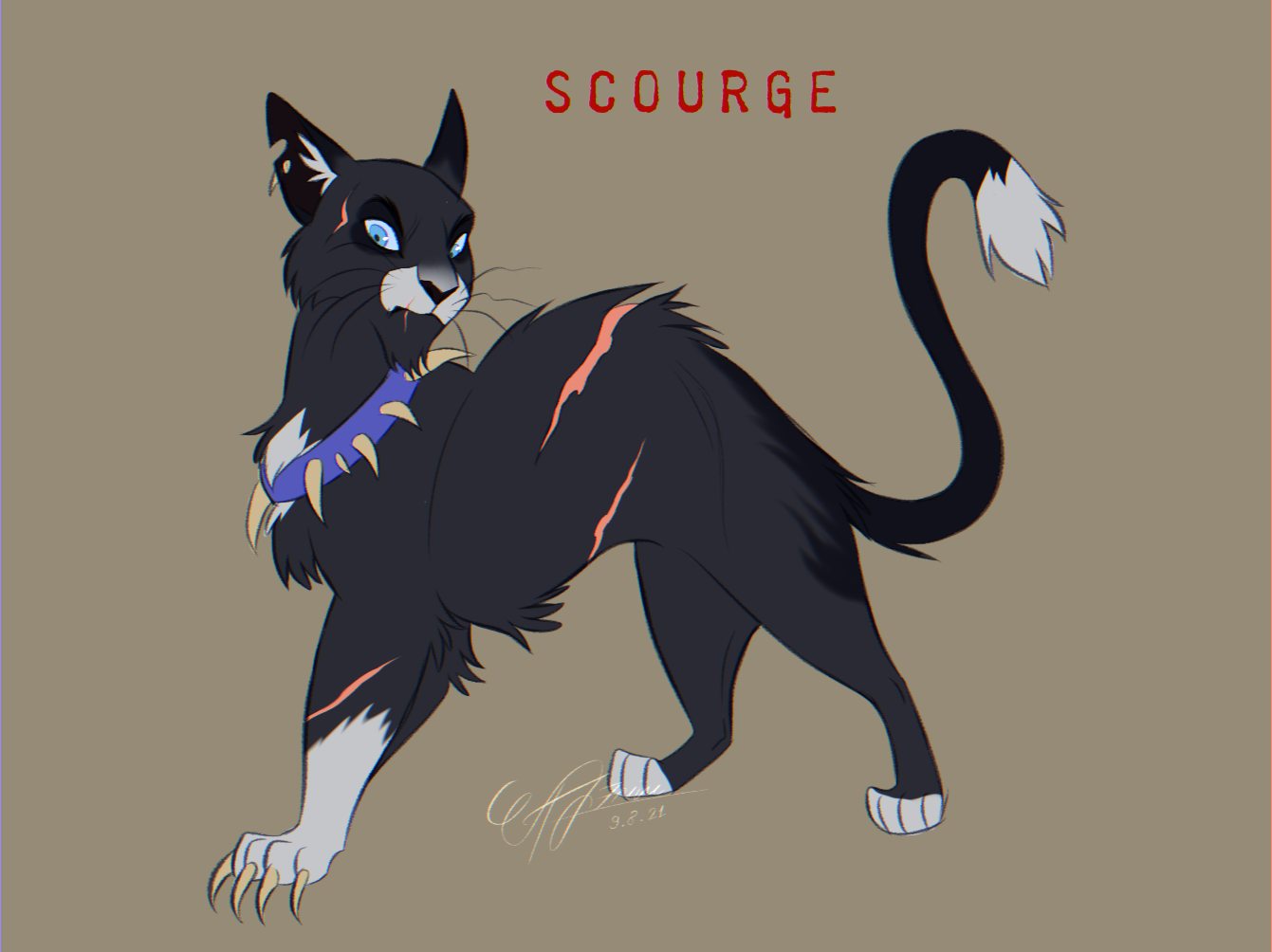 Scourge design - Warriors Cats by AngelDalet on DeviantArt
