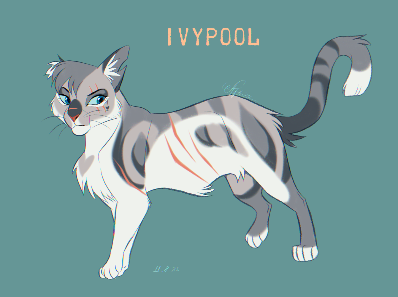 Ivypool design - Warriors Cats by AngelDalet on DeviantArt