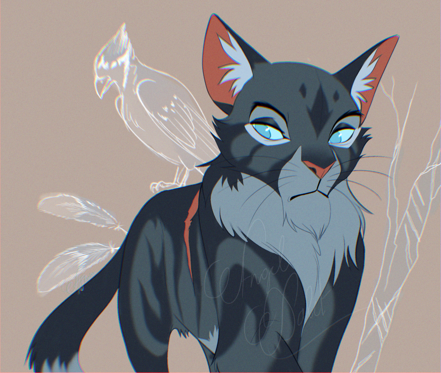 Warrior Cats characters - Jayfeather by Kocurzyca on DeviantArt