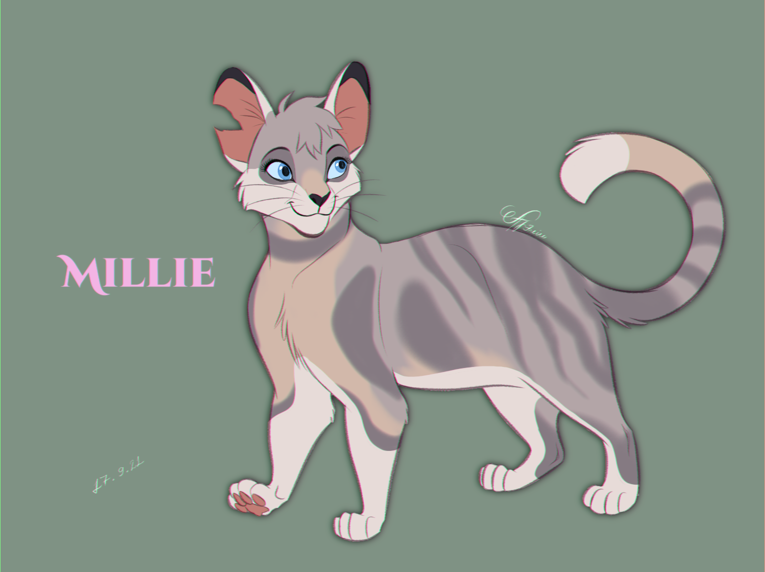 Millie from Warrior cats - Finished Artworks - Krita Artists