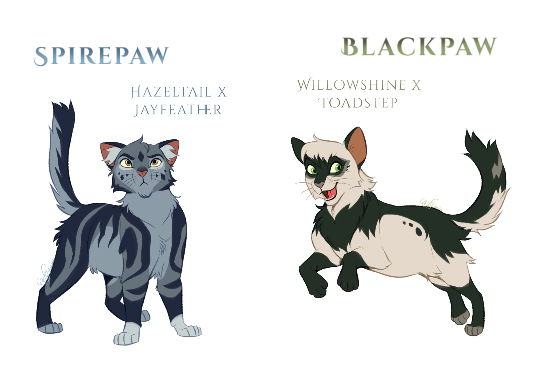 Warriors Cats Design Challenge by AngelDalet on DeviantArt