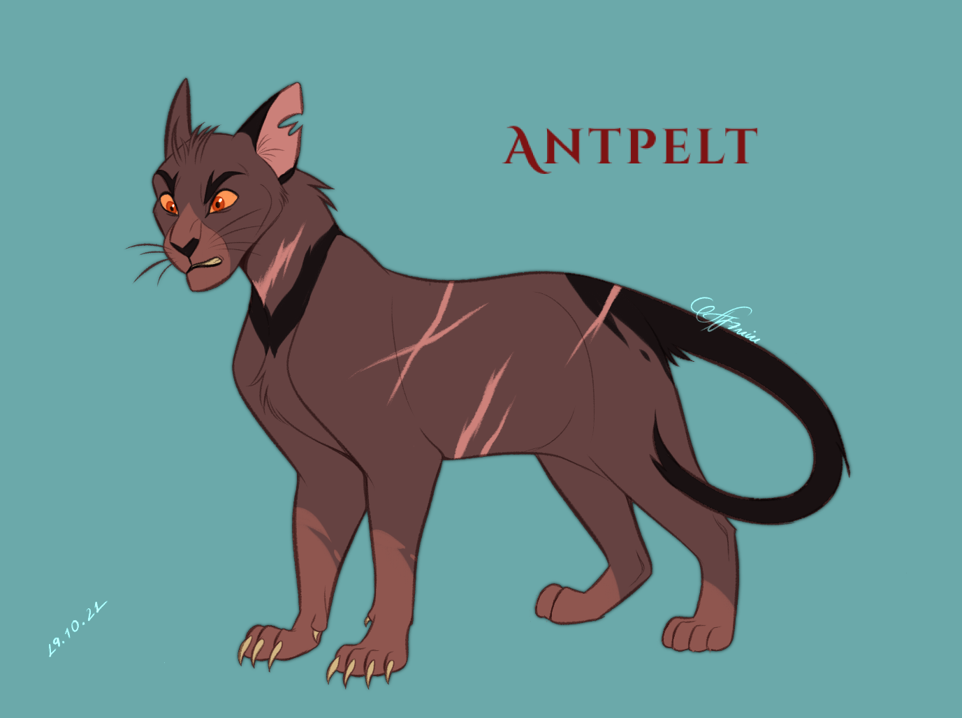 Firestar design - Warriors Cats by AngelDalet on DeviantArt