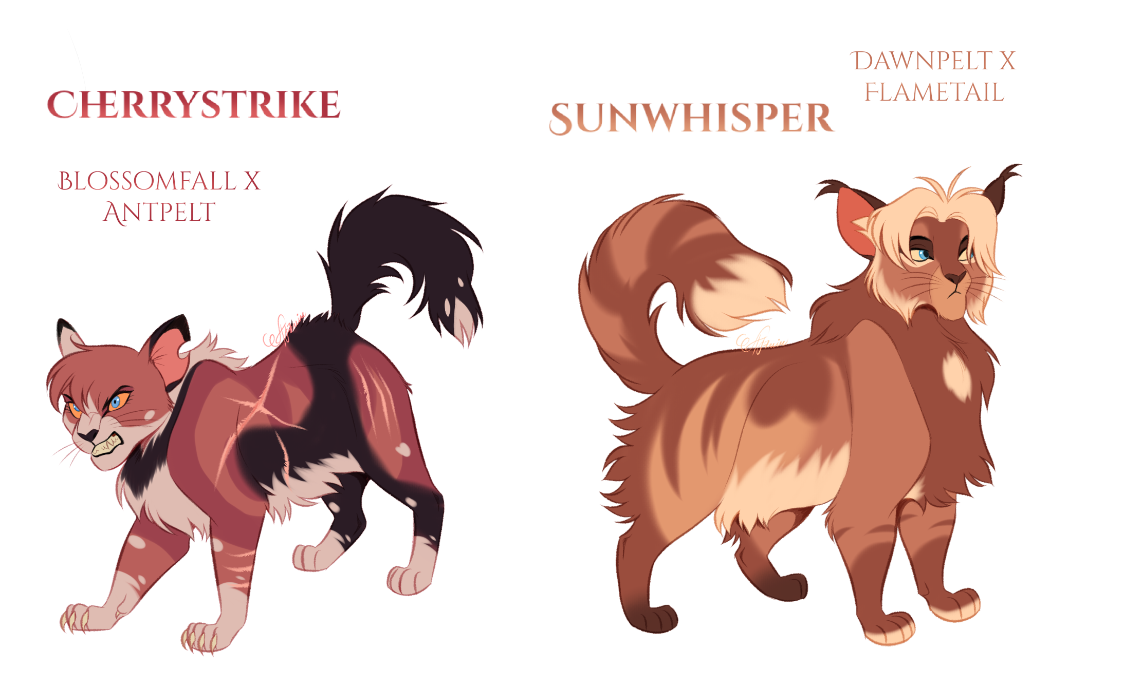 Firestar design - Warriors Cats by AngelDalet on DeviantArt