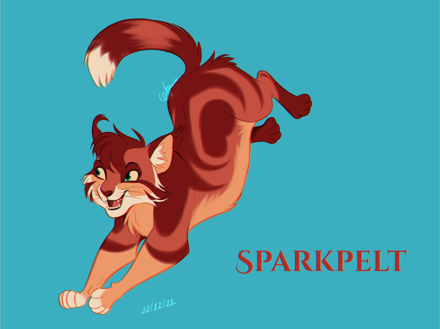 Firestar design - Warriors Cats by AngelDalet on DeviantArt