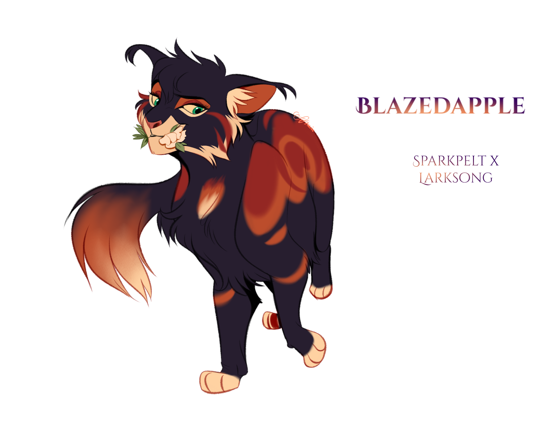 Firestar design - Warriors Cats by AngelDalet on DeviantArt