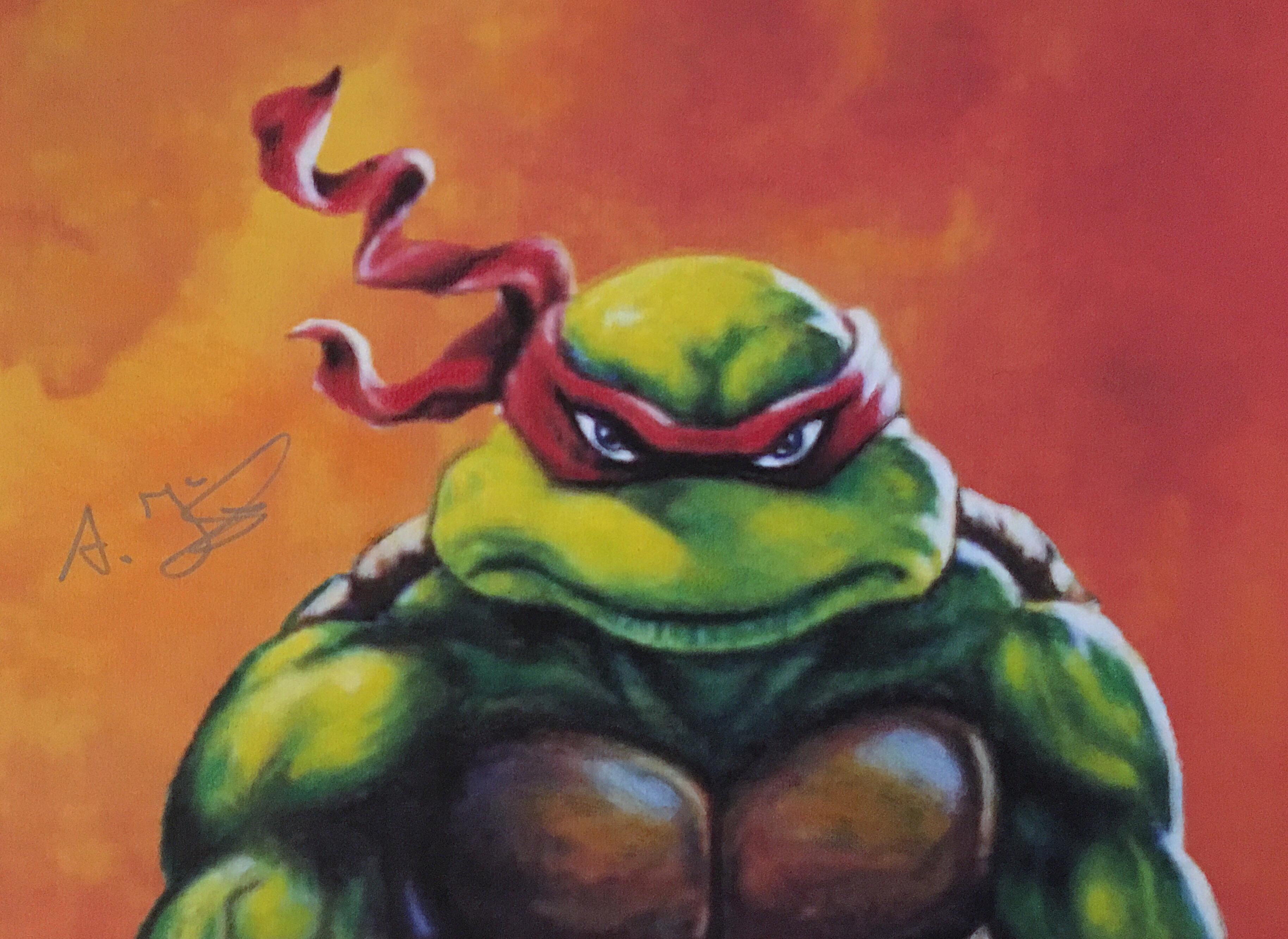 New Drawing by Me! TMNT Raphael by AndreasHoerl on DeviantArt