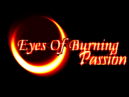 Eyes of burning passion Logo