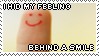 I hid my feeling stamp