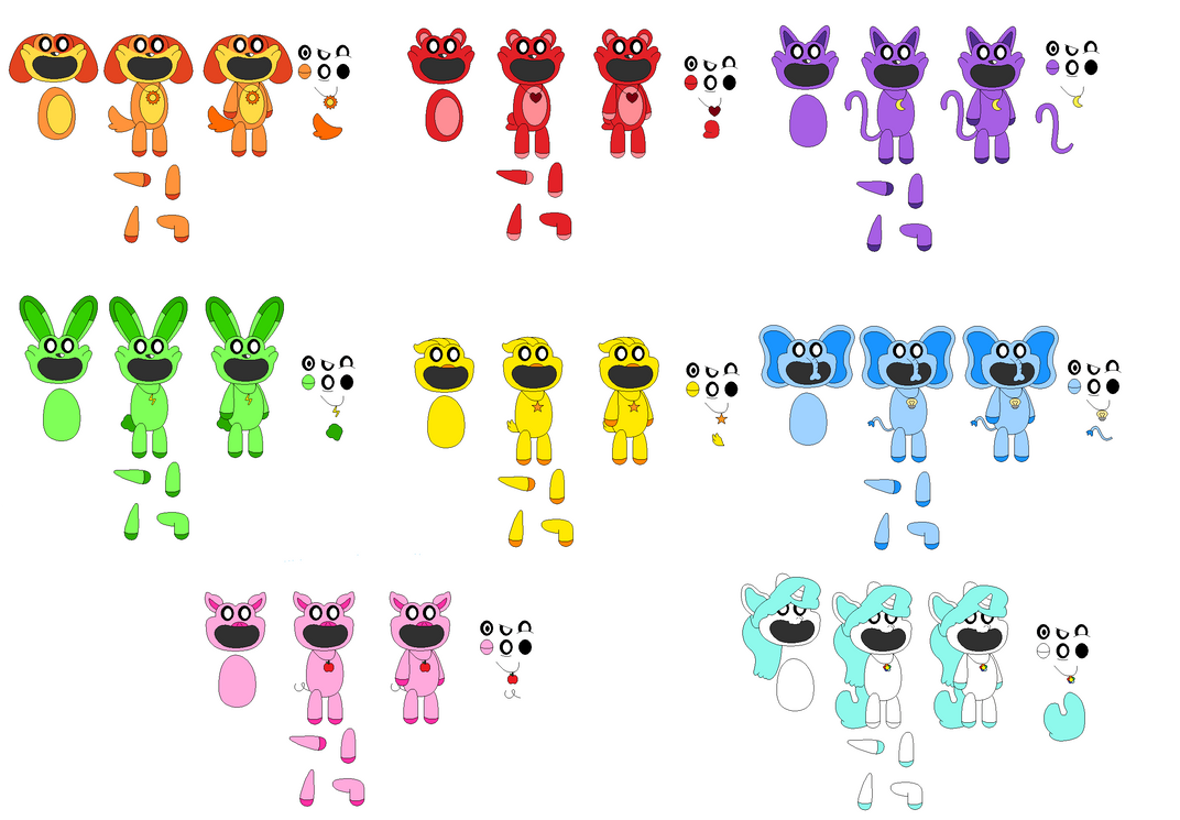 Smiling Critters Character Builder Toy Version By Novastarstrike On Smiling Critters Character Builder Toy Version By Novastarstrike On