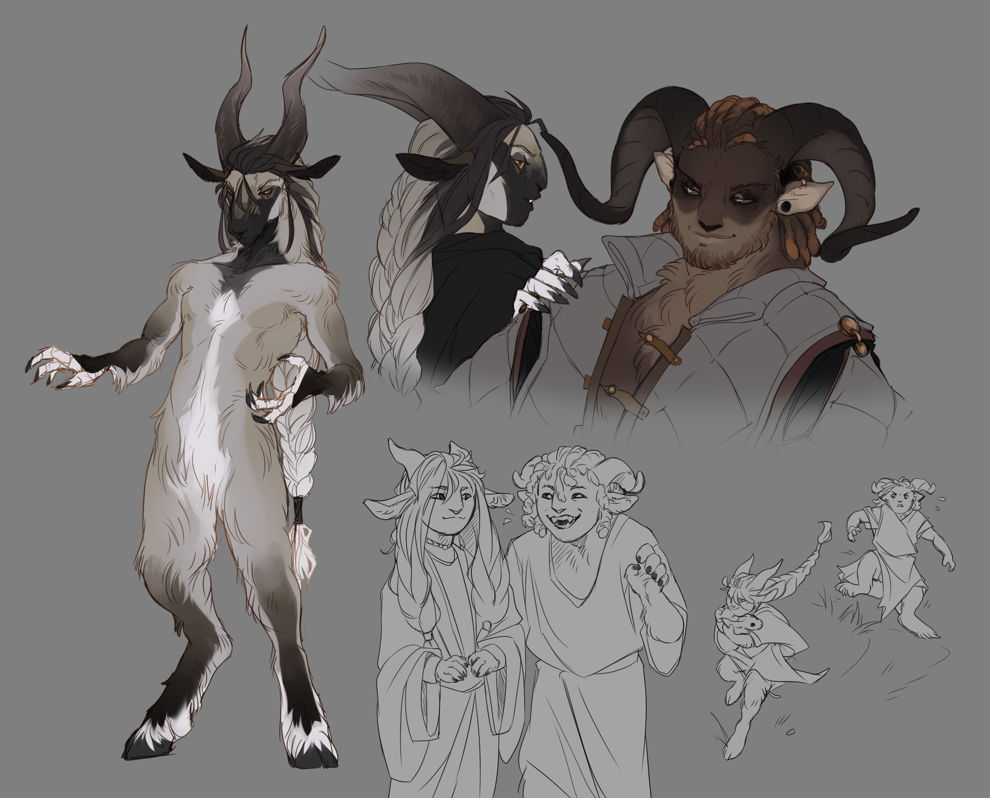 Shadow Satyr Satyr Sketches by Awkwardos on DeviantArt