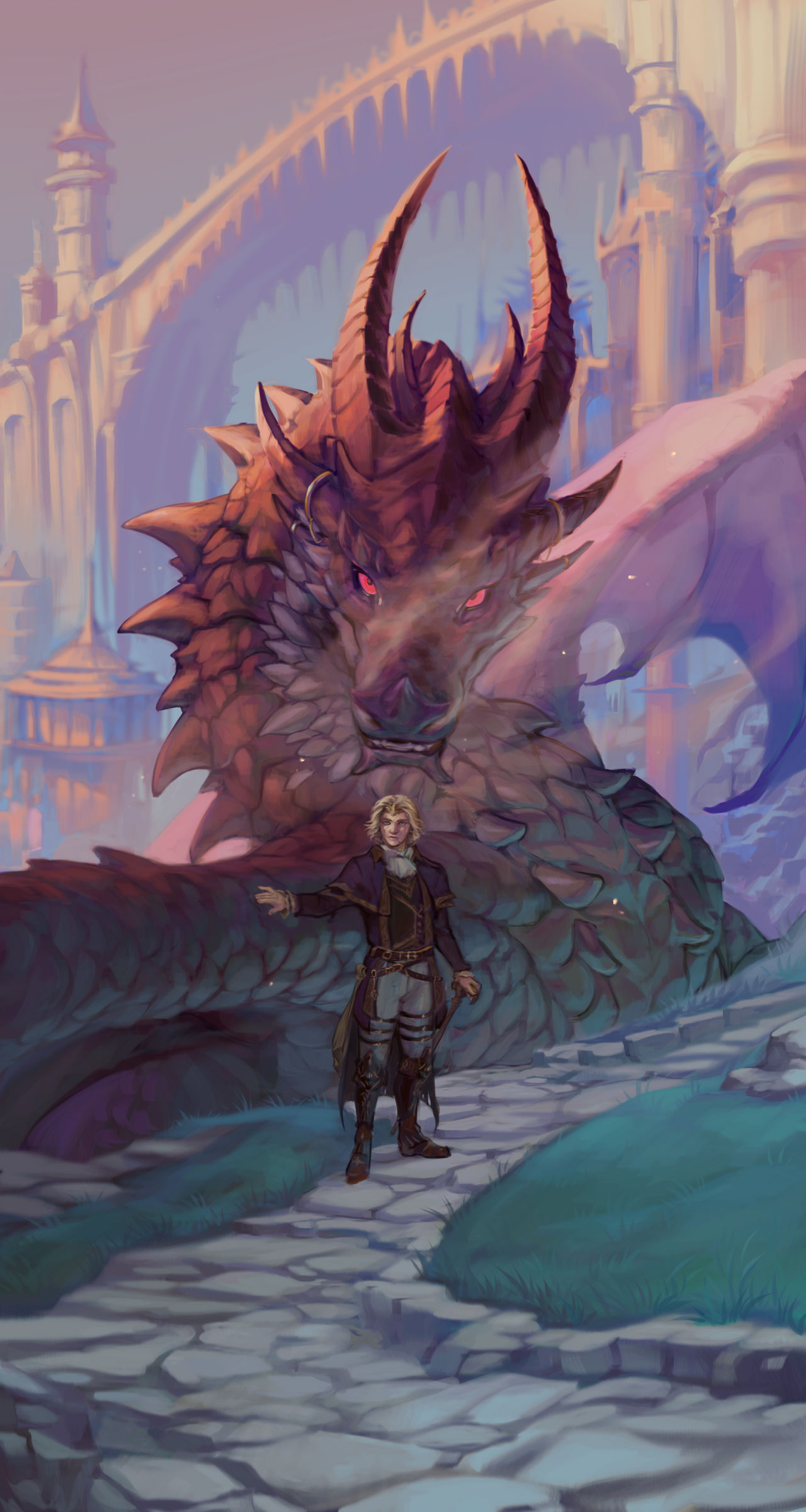 Wraithium God Wrathion and Anduin by Awkwardos on DeviantArt