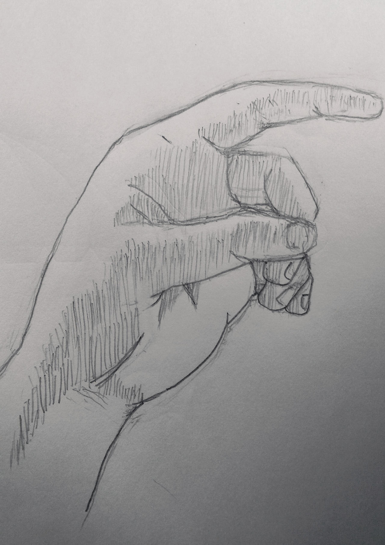 Line Hatching Hand Hand Sketch: Hatching Practice by GirishIyer on DeviantArt