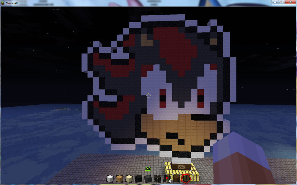 Shadow face in minecraft by aquath on DeviantArt