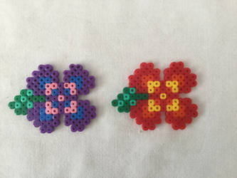 Hama Pearls: Flowers Collection 1