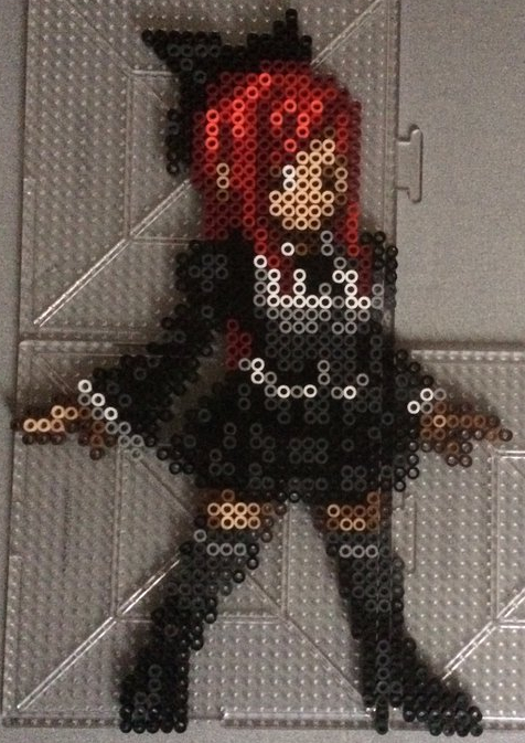 Erza Scarlet Maid Perler